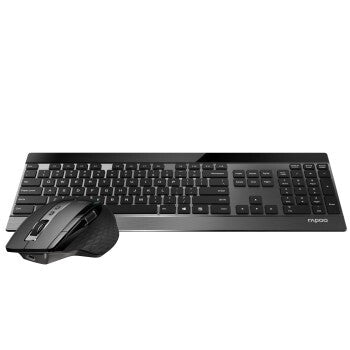 Load image into Gallery viewer, Rapoo 9900m wireless ultra-slim multi-mode-deskset ui black