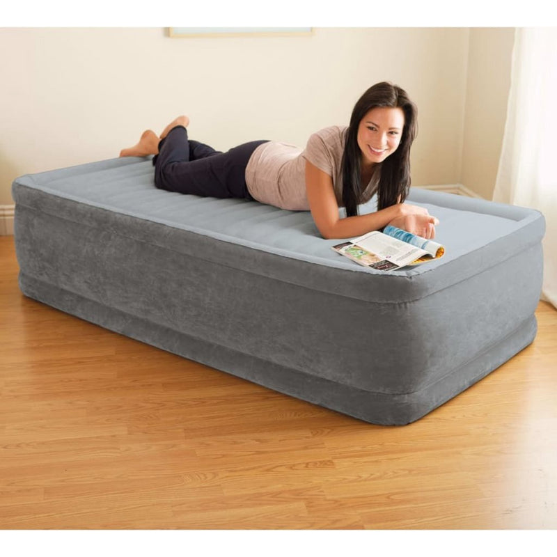 Load image into Gallery viewer, Intex Comfort Plush Elevated luchtbed - eenpersoons