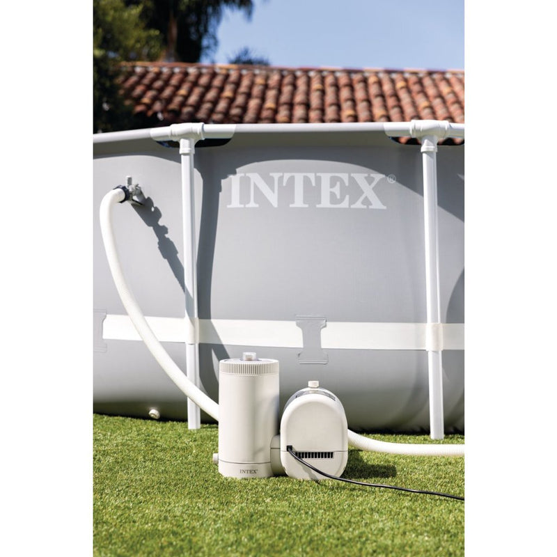 Afbeelding laden in galerijviewer, Intex 26634gs cartridge filterpomp c2500-2500l u