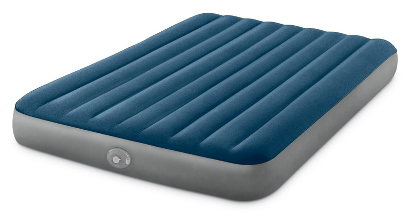Cargue la imagen en el visor de la galería, Intex 64189np queen dura-beam prestige downy luchtbed met pomp