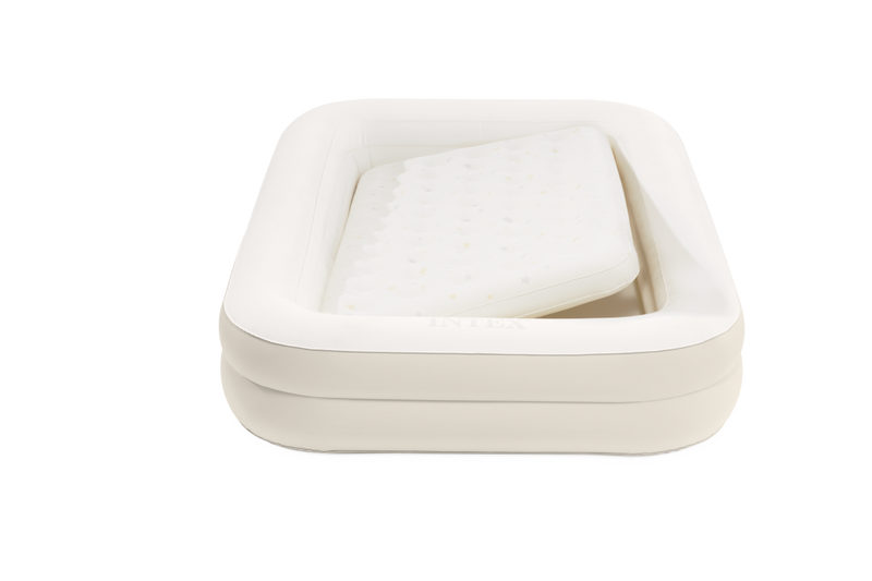 Chargez l'image dans la visionneuse de la galerie, Intex 66811np kidz travel bed met handpomp wit