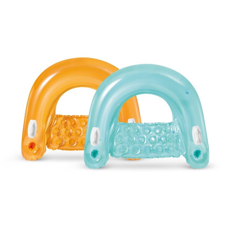 Load image into Gallery viewer, Intex 58859eu wet set collection sit #039;n float opblaasbare drijfstoel verschillende kleuren