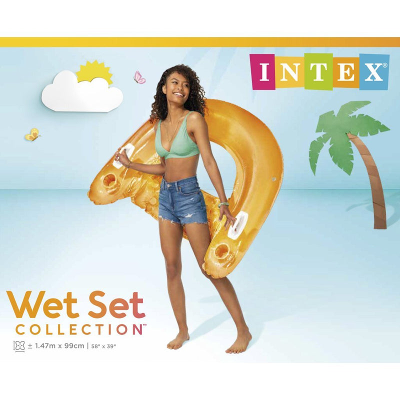 Load image into Gallery viewer, Intex 58859eu wet set collection sit #039;n float opblaasbare drijfstoel verschillende kleuren