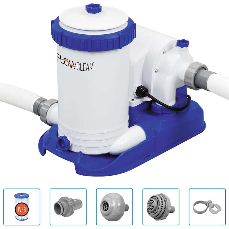 Chargez l'image dans la visionneuse de la galerie, Bestway zwembadfilterpomp flowclear 9463 l u