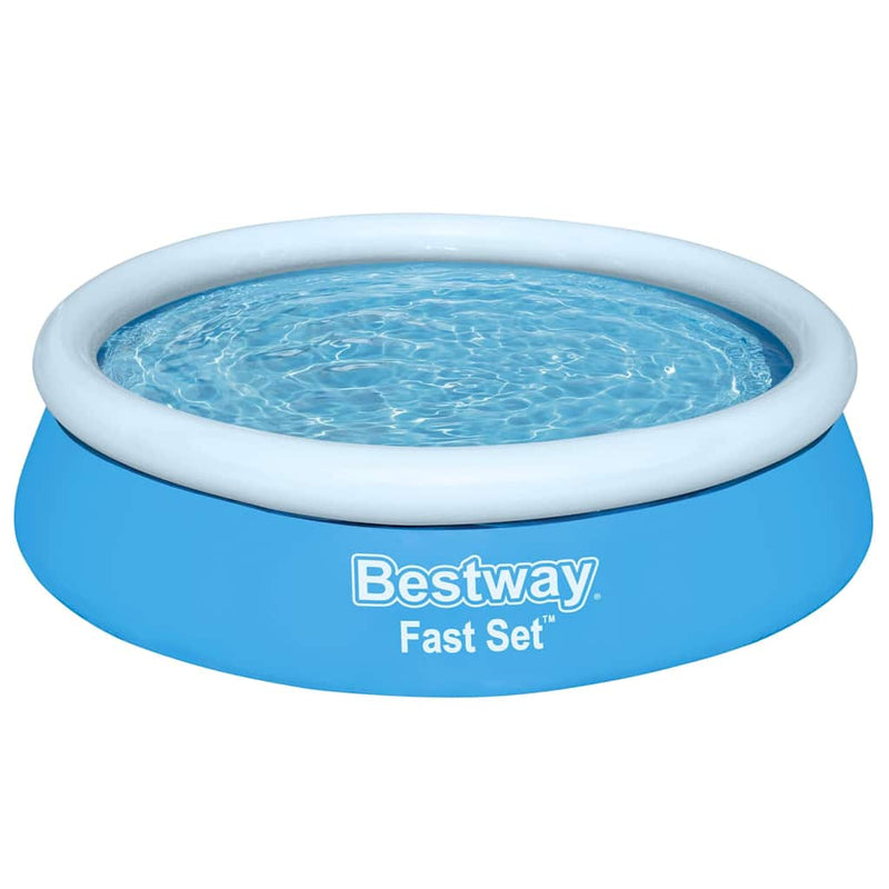 Load image into Gallery viewer, Bestway zwembad fast set opblaasbaar rond 183x51 cm blauw