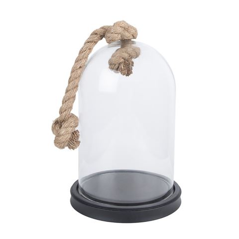 Load image into Gallery viewer, Clayre eef stolp 6gl3367 zwart 17x28 cm