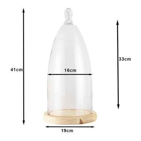 Load image into Gallery viewer, Clayre eef stolp 6gl3006 transparent 19x41 cm