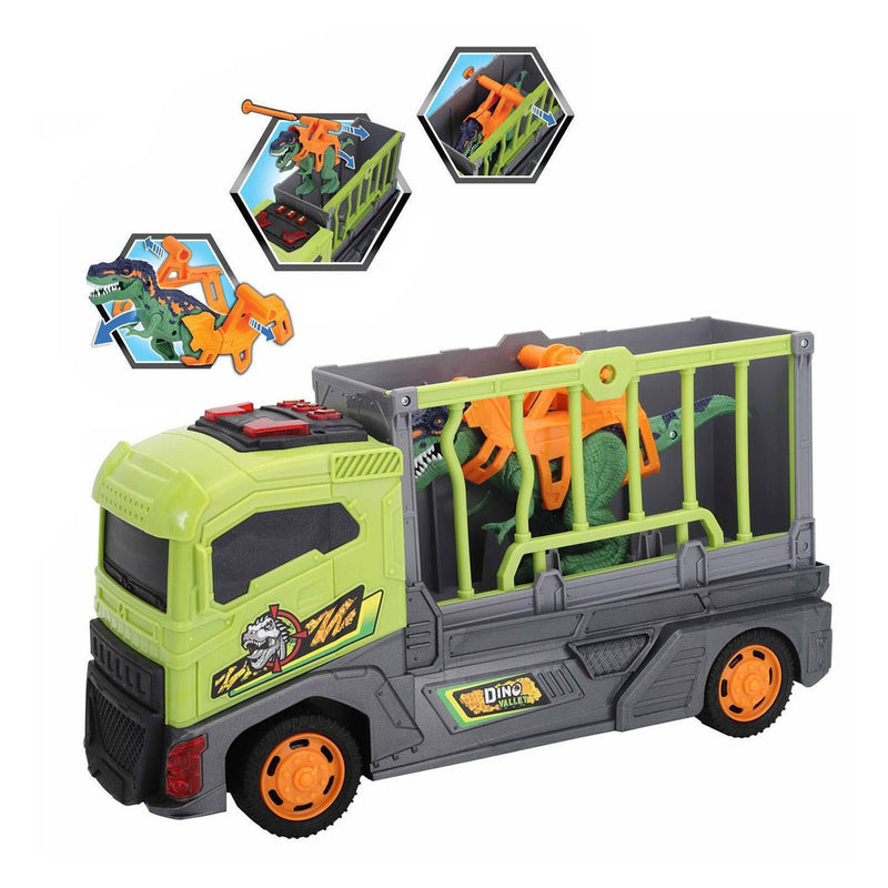 Afbeelding laden in galerijviewer, Abi dino valley transporttruck met kooi - 37cm