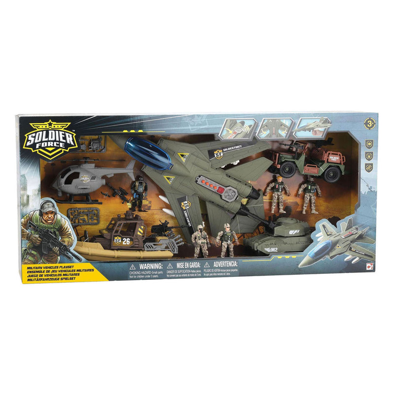 Afbeelding laden in galerijviewer, Rc soldier foe militaire voertuigen set - 10dlg.