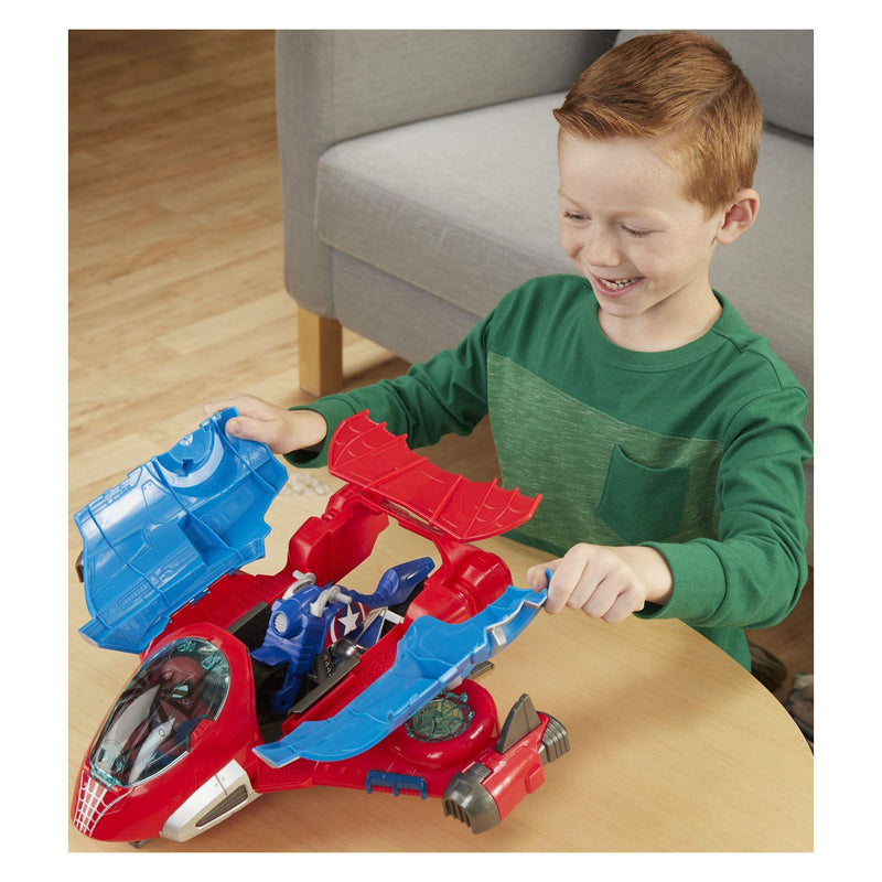 Afbeelding laden in galerijviewer, Super hero adventures spiderman jetquarters speelset