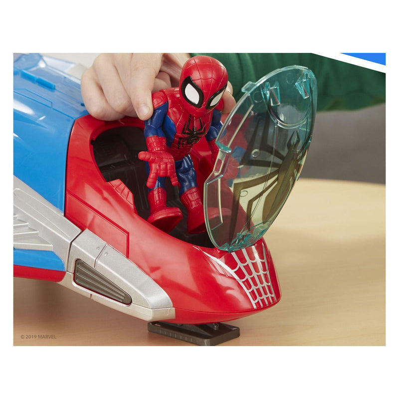 Afbeelding laden in galerijviewer, Super hero adventures spiderman jetquarters speelset