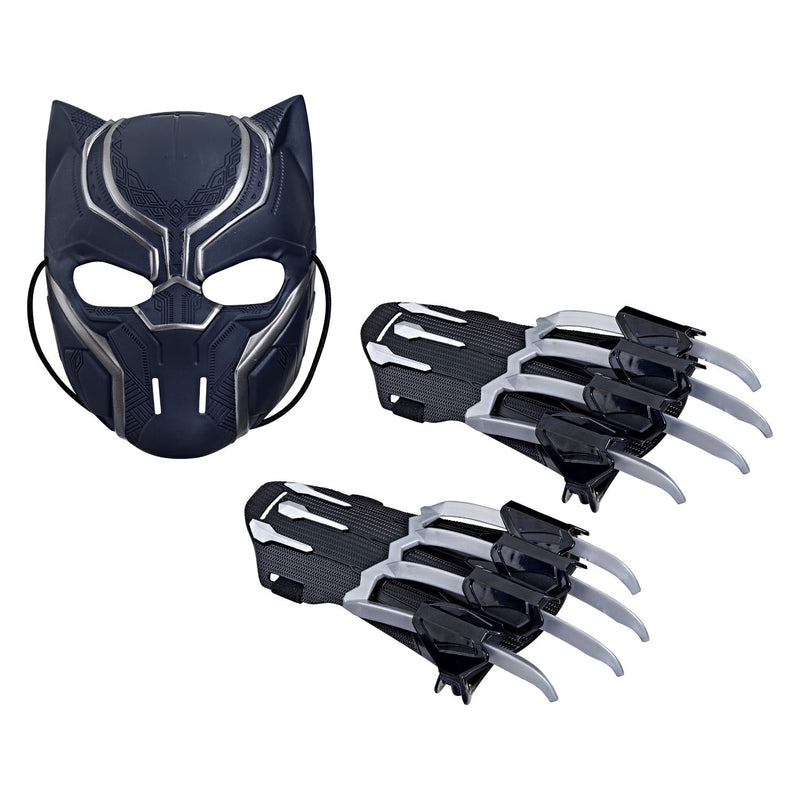 Afbeelding laden in galerijviewer, Black panther strijder pakket - masker en handschoenen