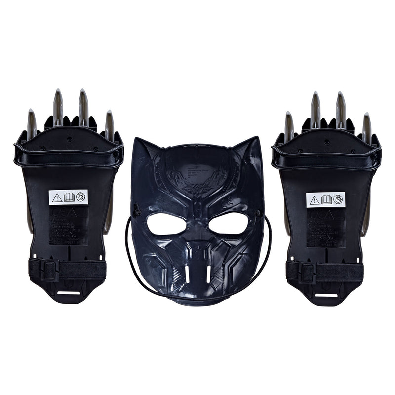 Afbeelding laden in galerijviewer, Black panther strijder pakket - masker en handschoenen
