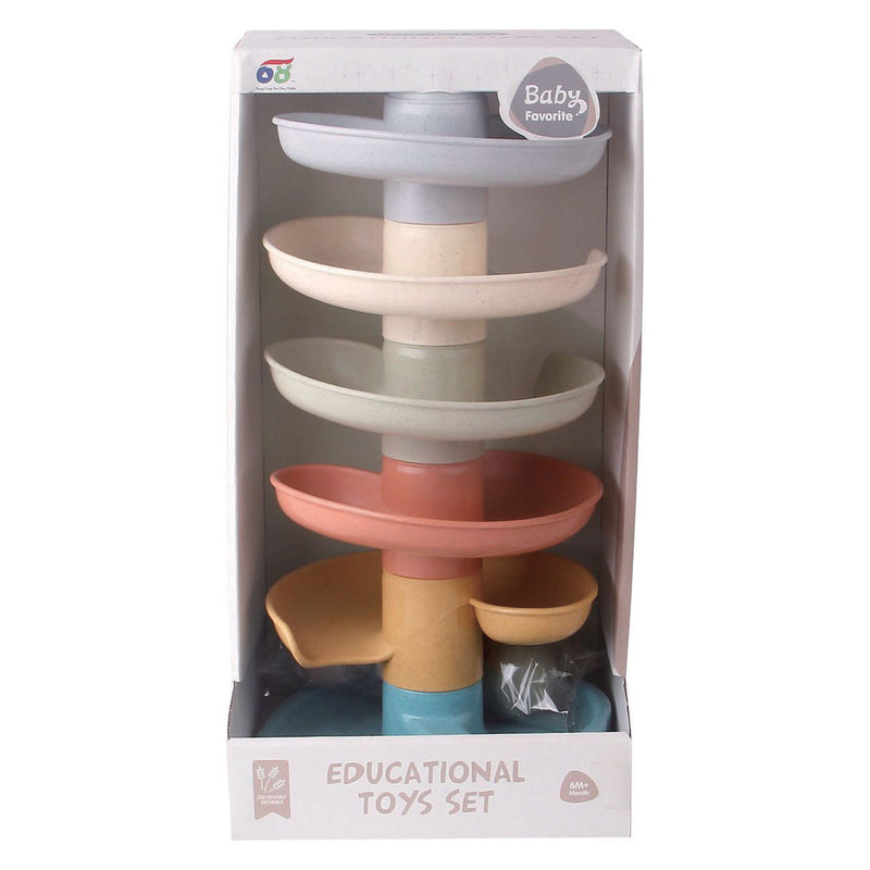 Afbeelding laden in galerijviewer, Spiraaltoren pastel kleuren - 35cm