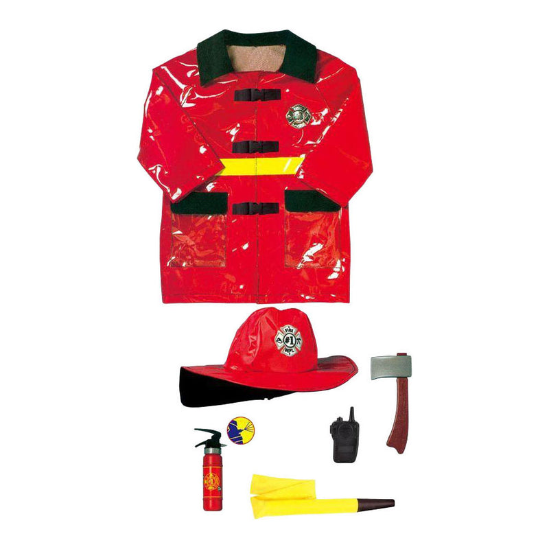 Afbeelding laden in galerijviewer, Brandweerman outfit met accessoires