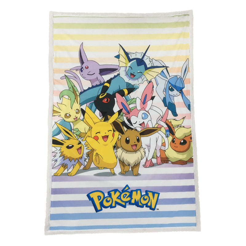 Laden Sie das Bild in Galerie -Viewer, Pokémon pokemon evolutions fleeceplaid 100x150cm