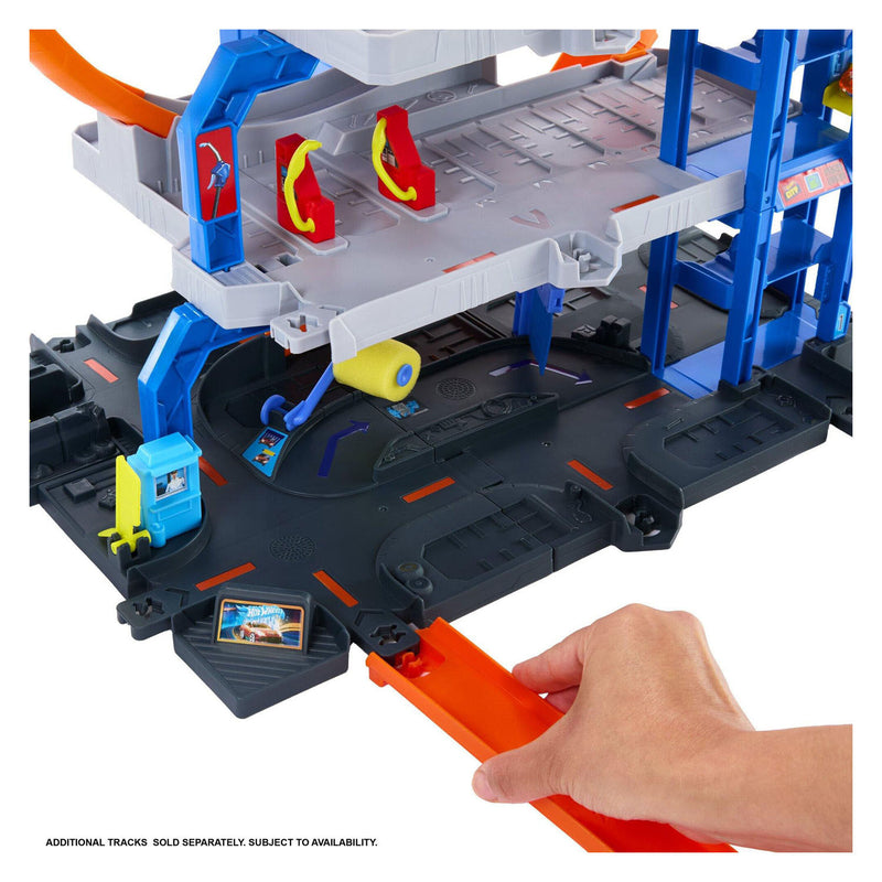 Afbeelding laden in galerijviewer, Hot wheels mega loop garage - racebaan