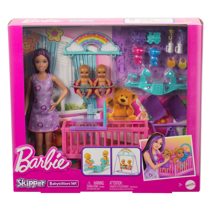 Laden Sie das Bild in Galerie -Viewer, Mattel barbie skipper babysitter speelset