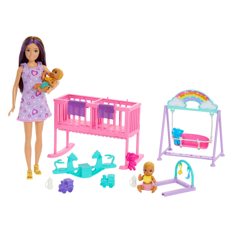 Laden Sie das Bild in Galerie -Viewer, Mattel barbie skipper babysitter speelset