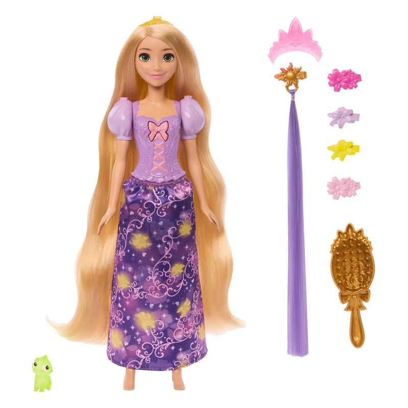 Afbeelding laden in galerijviewer, Mattel disney princess lichtgevend haar rapunzel modepop - magisch haar modepop speelgoed