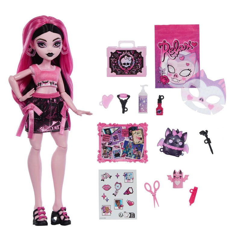 Afbeelding laden in galerijviewer, Mattel monster high pop self scare secrets draculaura