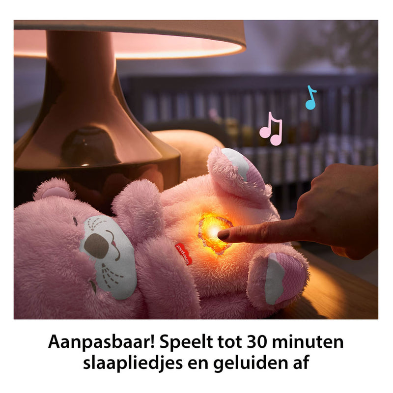 Afbeelding laden in galerijviewer, Fisher-price bedtijd otter - roze pluchen babyspeelgoed