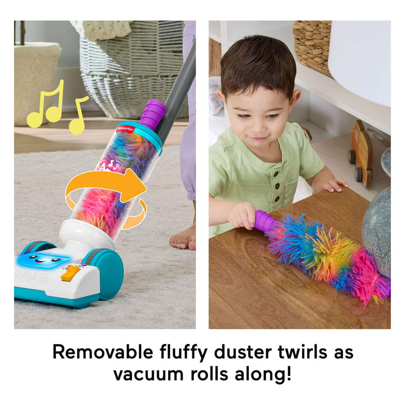 ギャラリービューアに画像をロードする, Fisher-price leerplezier 2-in-1 stofzuiger met stoffer en lichtjes en muziek