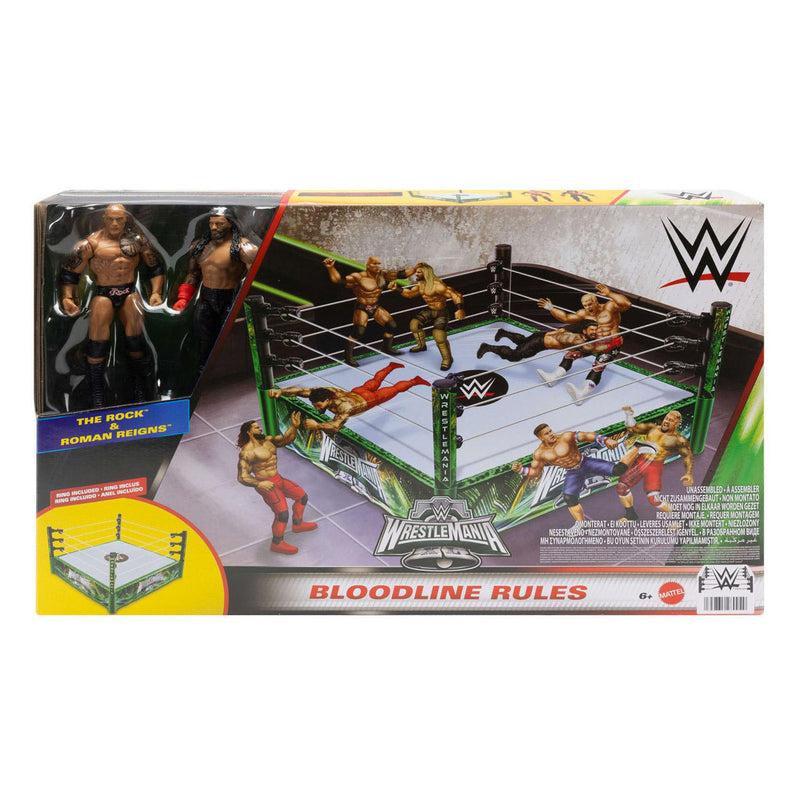 Afbeelding laden in galerijviewer, Mattel wwe vechtring met 2 speelfiguren