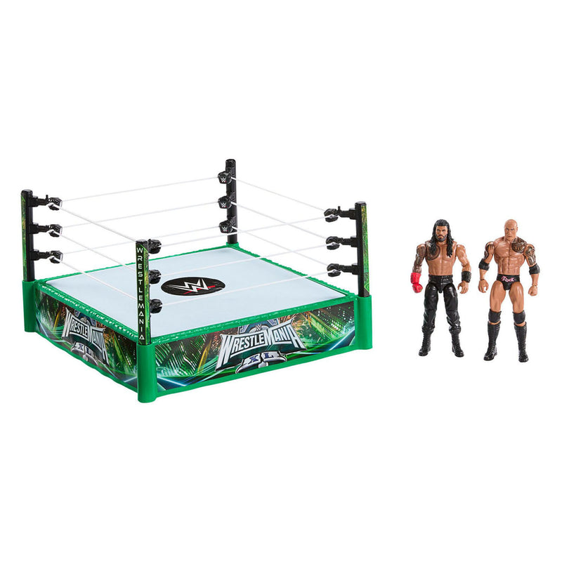 Afbeelding laden in galerijviewer, Mattel wwe vechtring met 2 speelfiguren