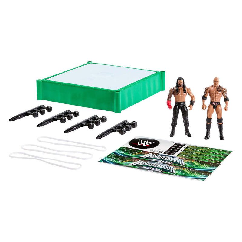 Afbeelding laden in galerijviewer, Mattel wwe vechtring met 2 speelfiguren