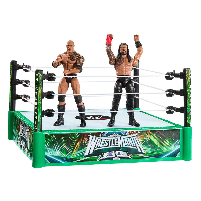 Afbeelding laden in galerijviewer, Mattel wwe vechtring met 2 speelfiguren