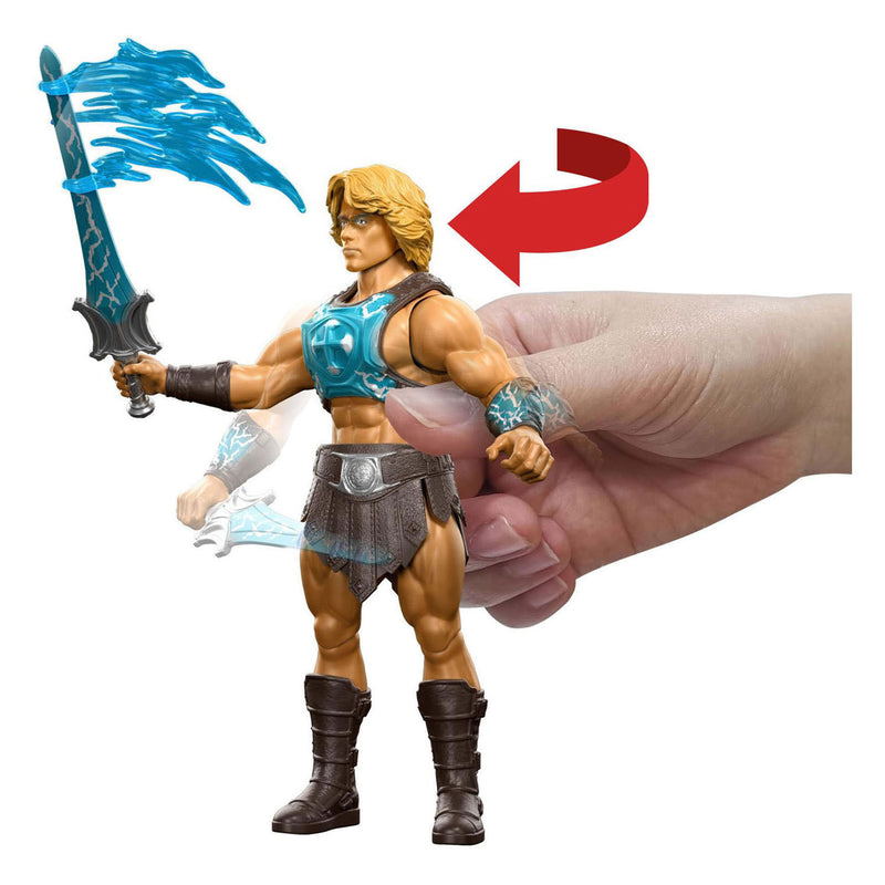Chargez l'image dans la visionneuse de la galerie, Masters of the universe actiefiguur feature he-man - 14cm