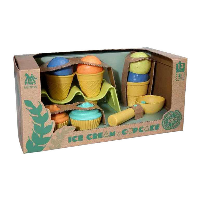 Afbeelding laden in galerijviewer, Bio ijsjes en cupcakes set - 13dlg.