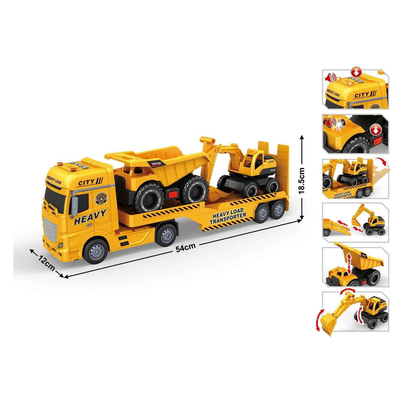 Chargez l'image dans la visionneuse de la galerie, Dieplader met dump truck en graafmachine - 54cm