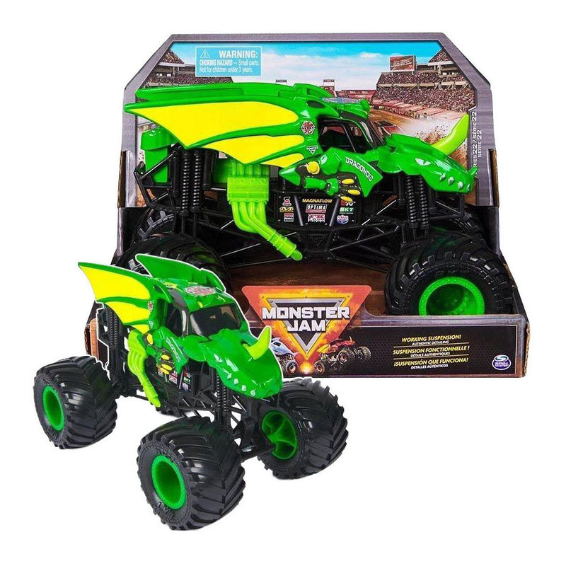Afbeelding laden in galerijviewer, Spin master monster jam speelgoedauto dragonoid - 1:24