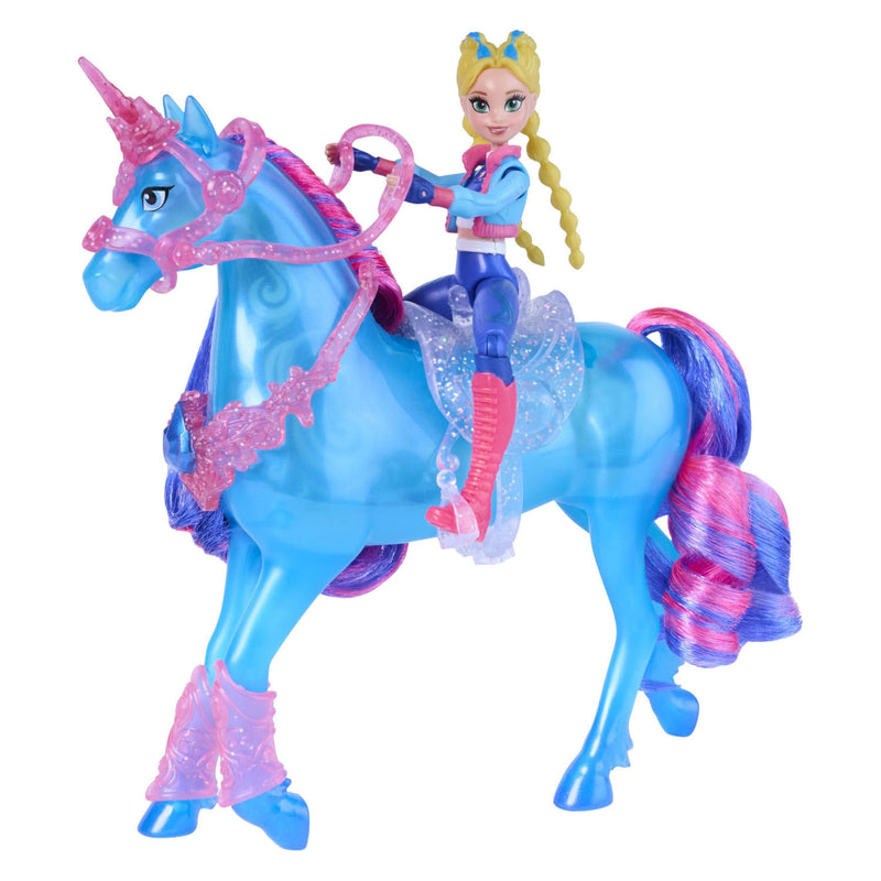 Afbeelding laden in galerijviewer, Unicorn academy train and glow river - 11.5 cm 12.5 cm