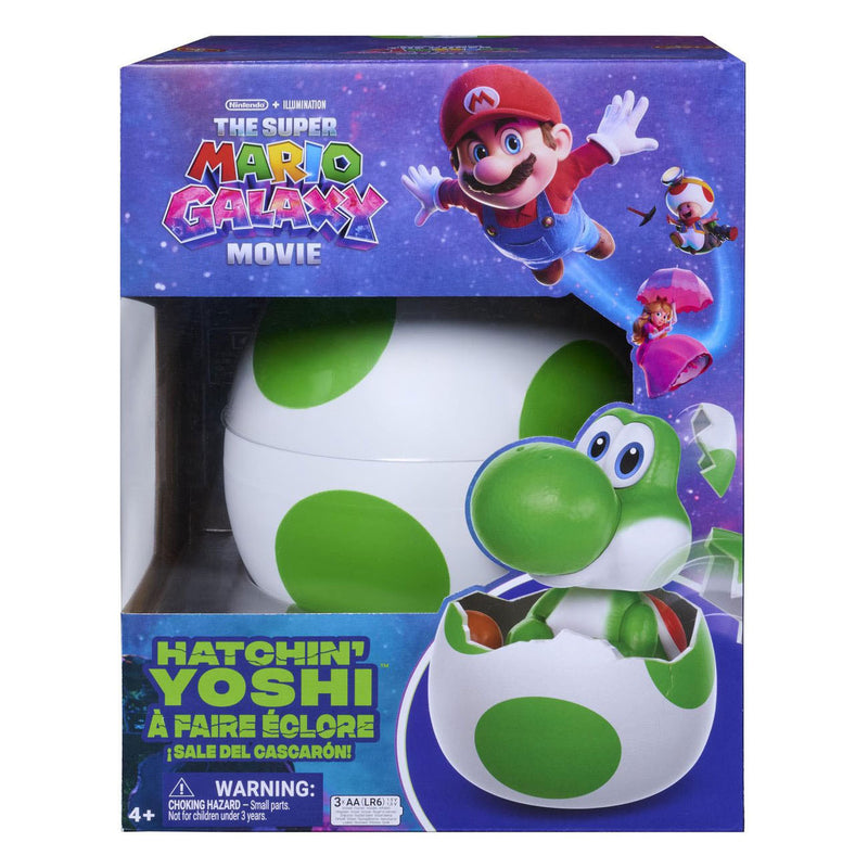 Load image into Gallery viewer, Hatchin' yoshi super mario galaxy the movie interactief yoshi figuurtje