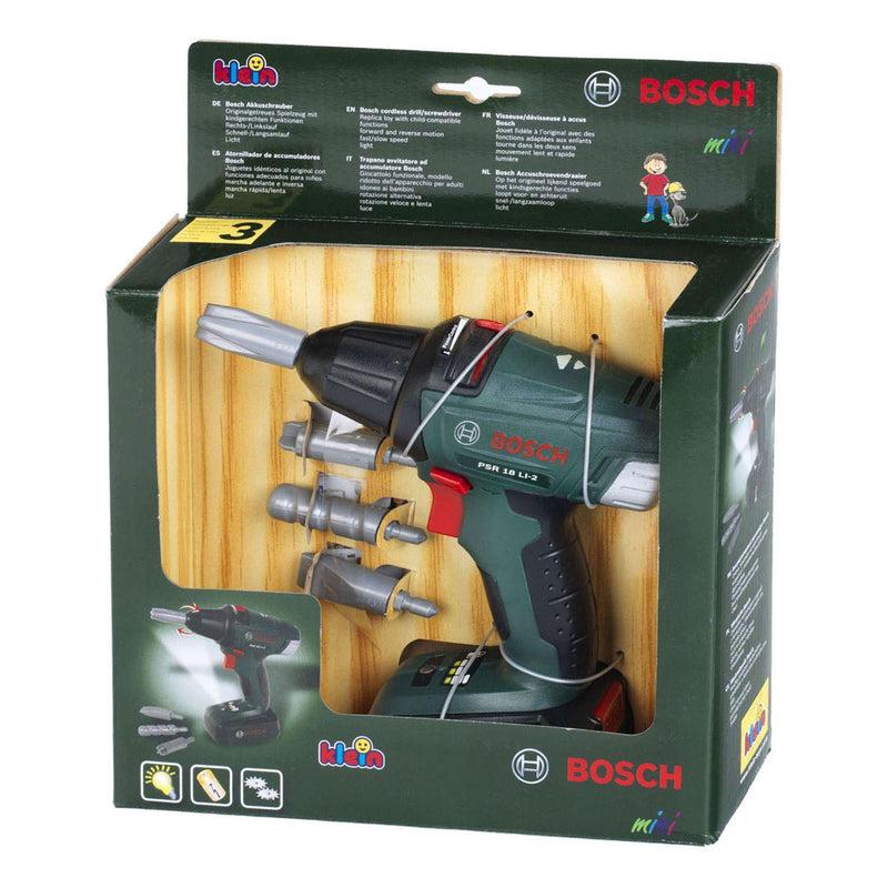 Chargez l'image dans la visionneuse de la galerie, Klein toys - bosch mini draadloze speelgoed boor - speelgoed gereedschap - groen