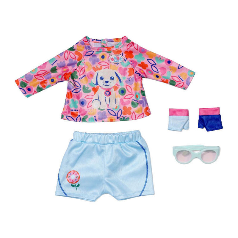 Afbeelding laden in galerijviewer, Baby born fietsoutfit - 43cm