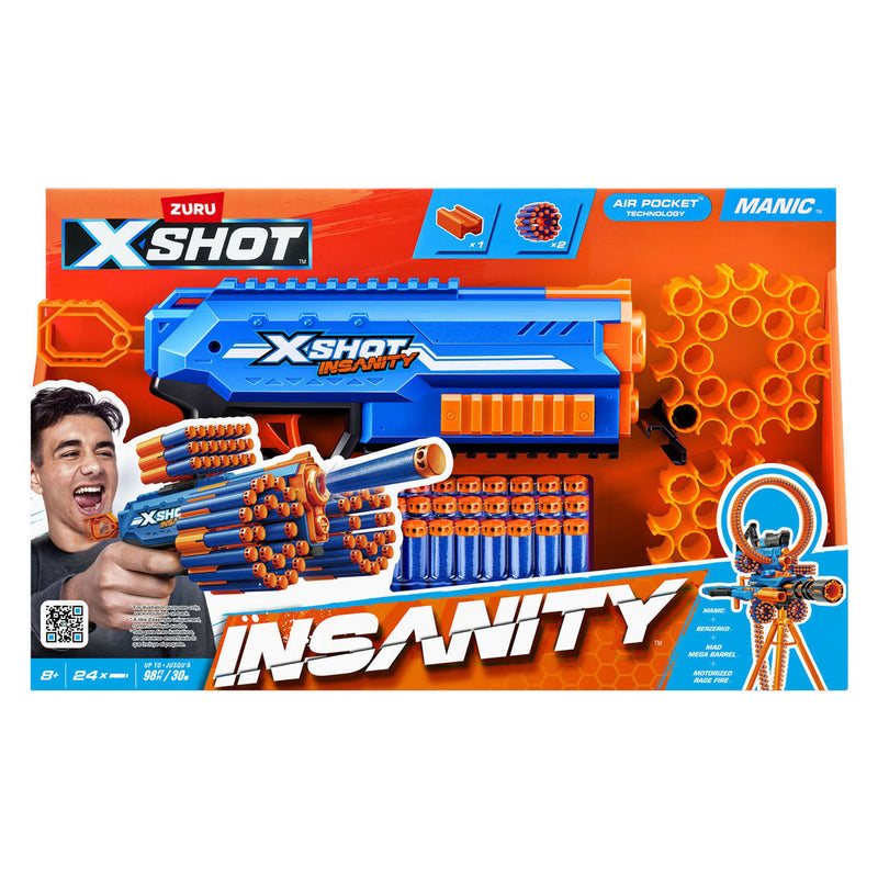 Chargez l'image dans la visionneuse de la galerie, Zuru x-shot insanity manic - 24 darts
