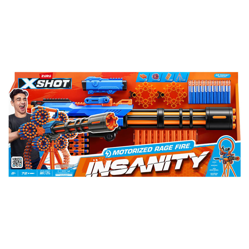 ギャラリービューアに画像をロードする, Xshot zuru x-shot insanity motorized rage fire blaster - 72 pijlen