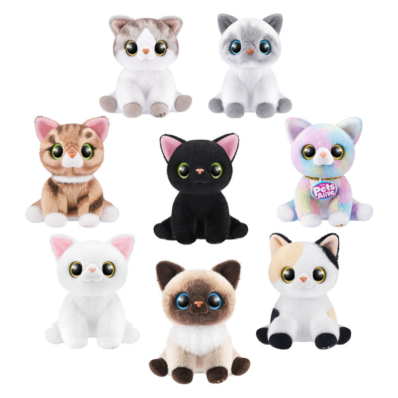 ギャラリービューアに画像をロードする, Zuru pets alive smitten kittens interactieve pluche knuffel
