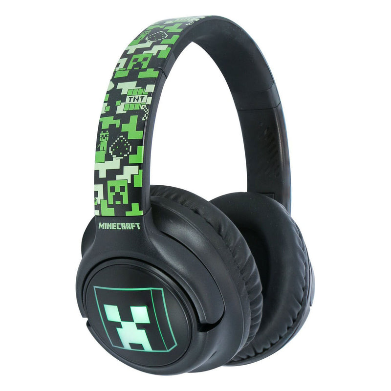Chargez l'image dans la visionneuse de la galerie, Minecraft bluetooth koptelefoon led light up