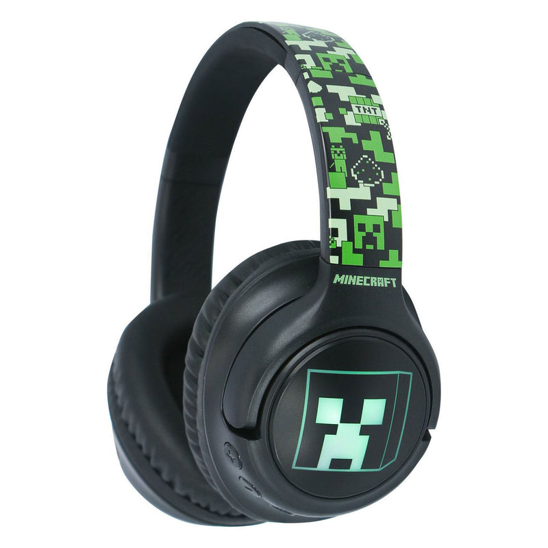 Chargez l'image dans la visionneuse de la galerie, Minecraft bluetooth koptelefoon led light up