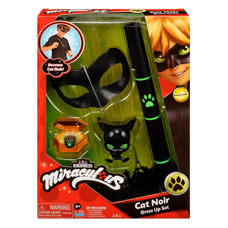 Afbeelding laden in galerijviewer, Bandai miraculous verkleedset cat noir