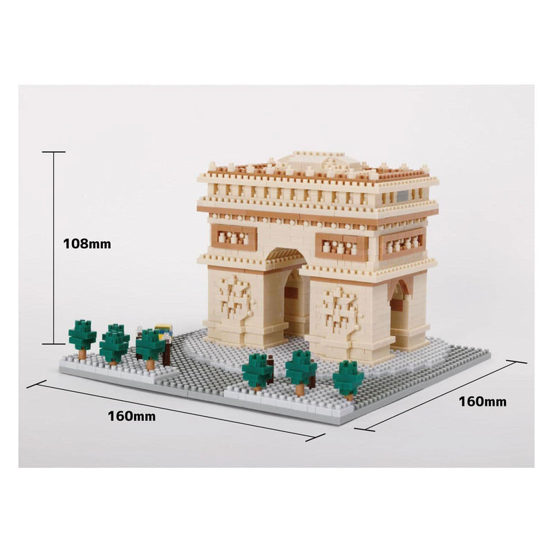 ギャラリービューアに画像をロードする, Bandai nanoblock bouwset arc de triomphe deluxe - 1560st.