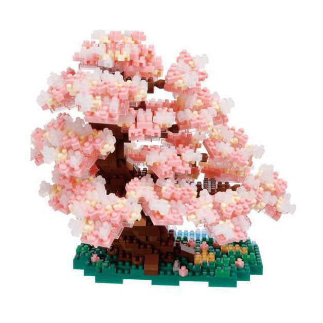 Chargez l'image dans la visionneuse de la galerie, Bandai nanoblock bouwset luxe kersenbloesemboom - 990st.