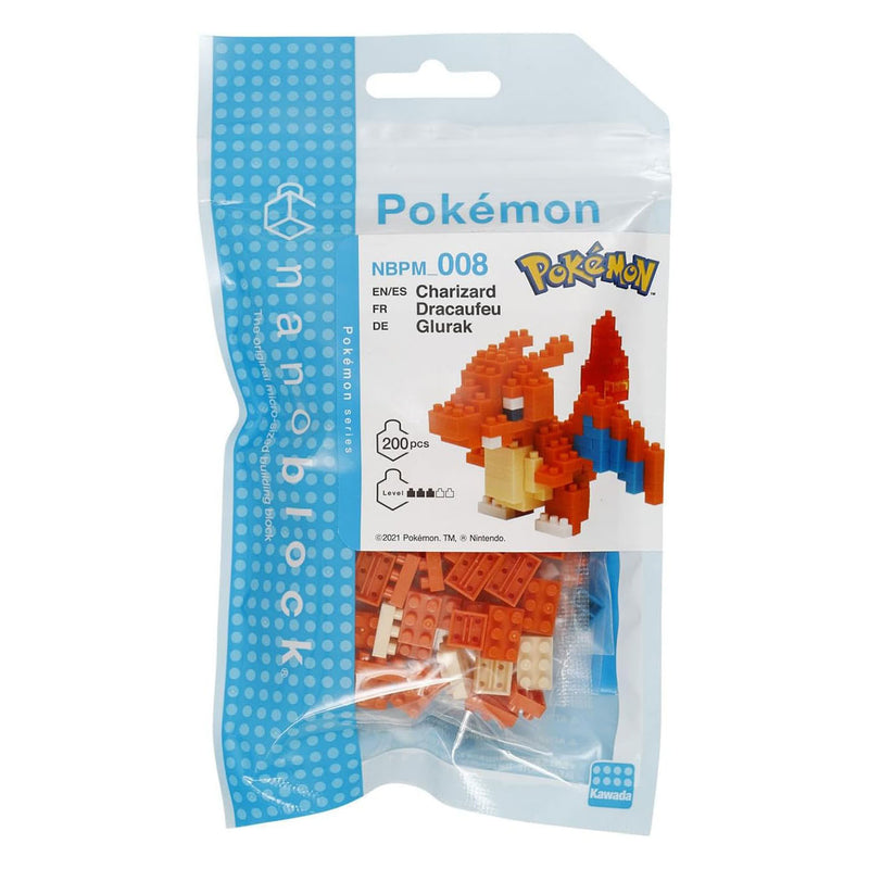 Afbeelding laden in galerijviewer, Bandai nanoblock bouwset pokémon charizard - 200st.