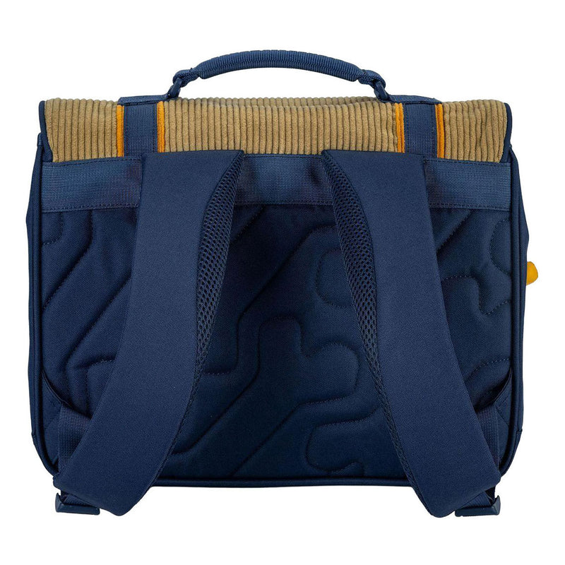 Afbeelding laden in galerijviewer, Stones and bones corduroy khaki honey cassis boekentas