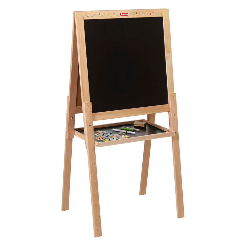 Chargez l'image dans la visionneuse de la galerie, Jeujura houten dubbelzijdig krijt en whiteboard